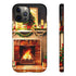 Warm Chirstmas Hearth - Impact Resistant Phone Case iPhone 12 Pro Max Glossy